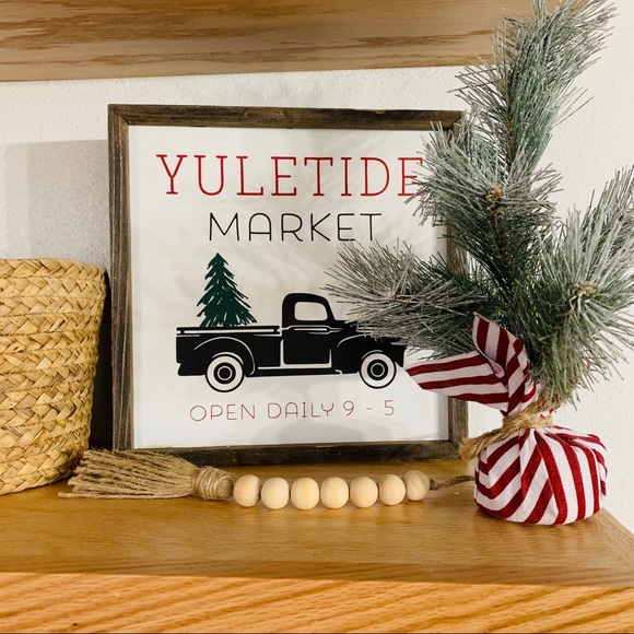 ✨1 left ✨Farmhouse style wooden garland - Picture 2 of 8